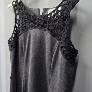 Julian Taylor Dark Gray Dress